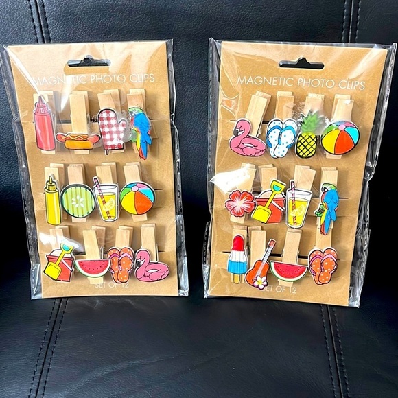 Magnetic photo clips - Picture 1 of 6